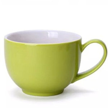 Ec-Friendly Keramik Milchkaffeetasse mit Halter